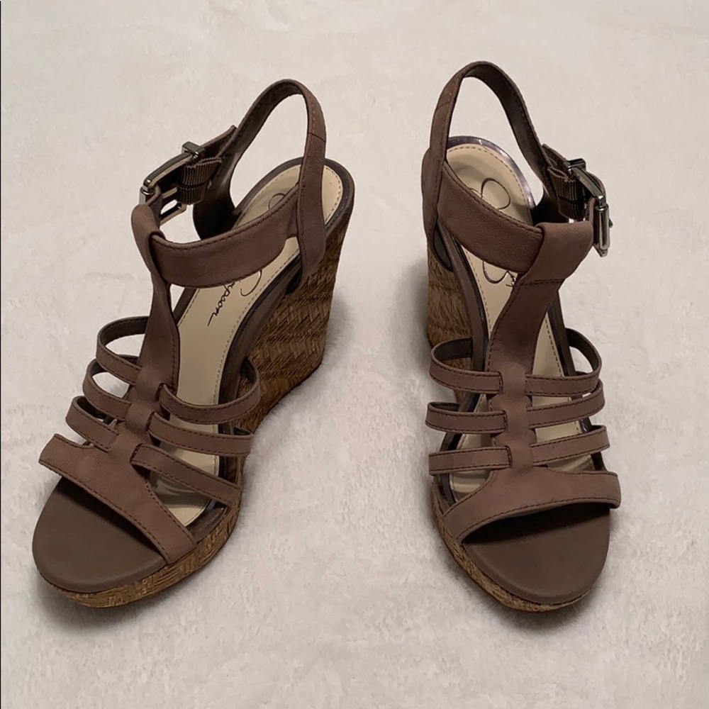 Jessica Simpson Jenaa Platform Wedge Sandals